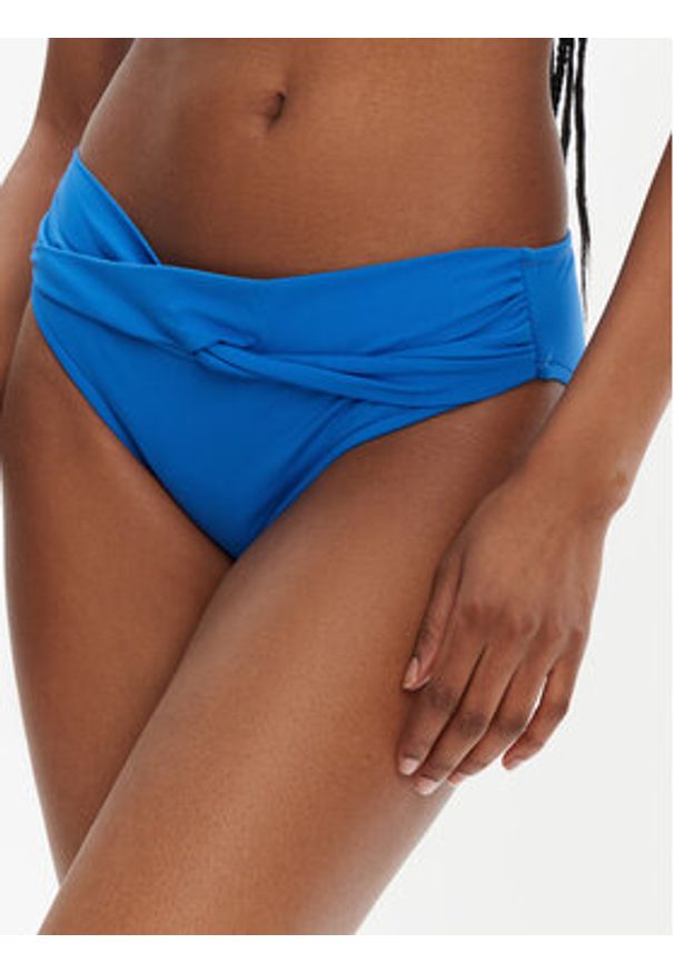 Seafolly Dół od bikini S. Collective 44320-942 Niebieski. Kolor: niebieski. Materiał: syntetyk