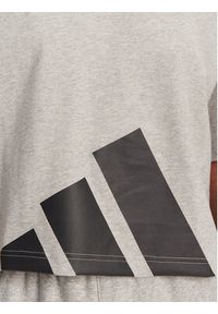 Adidas - adidas T-Shirt Essentials Big Logo Boyfriend JG8738 Szary Loose Fit. Kolor: szary. Materiał: bawełna #5