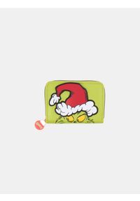 Sinsay - Portfel z imitacji skóry Grinch - zielony. Kolor: zielony. Materiał: skóra #1
