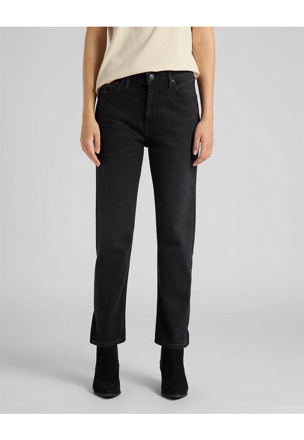 Lee - DAMSKIE SPODNIE JEANSOWE LEE Carol CAPTAIN BLACK L30UCPTY 112106734