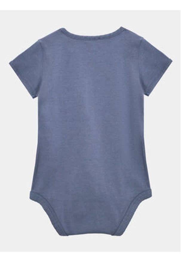 United Colors of Benetton - United Colors Of Benetton Body dziecięce 3P4ZAB00B Niebieski Regular Fit. Kolor: niebieski. Materiał: bawełna