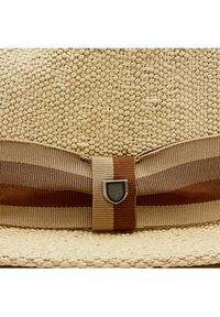 Brixton Kapelusz Roma Straw Fedora 11614 Brązowy. Kolor: brązowy