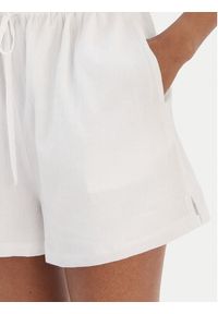 Seafolly Kombinezon Crinkle 55537-PS Biały Regular Fit. Kolor: biały. Materiał: bawełna #3