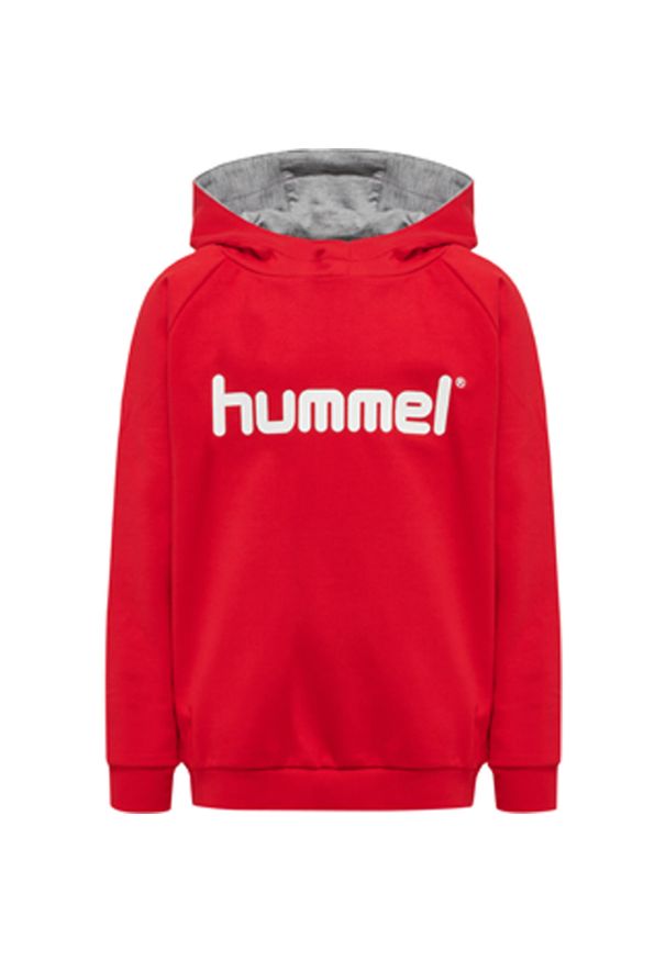 Bluza dziecięca z kapturem Hummel Cotton Logo. Typ kołnierza: kaptur. Kolor: czerwony, wielokolorowy, różowy