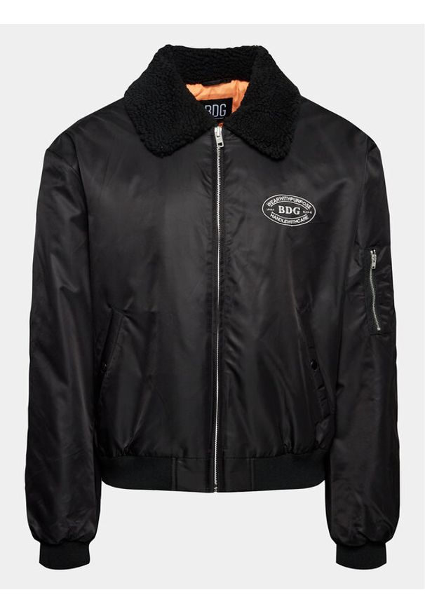 BDG Urban Outfitters Wiatrówka Flight Jacket 76834076 Czarny Regular Fit. Kolor: czarny. Materiał: syntetyk