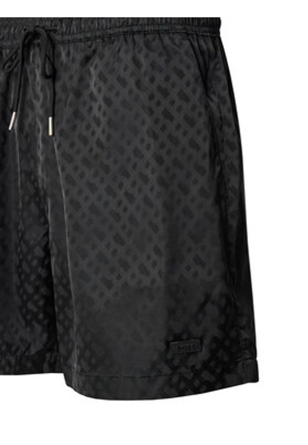 BOSS Szorty kąpielowe Jacques 50539313 Czarny Regular Fit. Kolor: czarny. Materiał: syntetyk