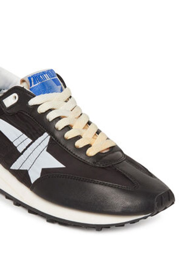 GOLDEN GOOSE Sneakersy Running Marathon M77 GWF00683.F005459.90167 Czarny. Kolor: czarny. Materiał: skóra. Sport: bieganie