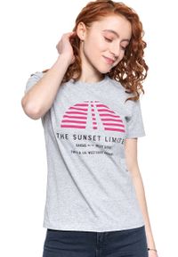 Lee - LEE T SHIRT SUNSET TEE GREY MELE L42XEPMP 112109512