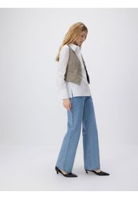 Reserved - Kamizelka z dodatkiem wiskozy - wielobarwny. Materiał: wiskoza #1