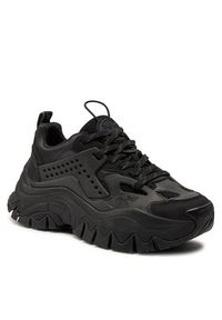 Buffalo Sneakersy Trail One BN16307401 Czarny. Kolor: czarny. Materiał: skóra