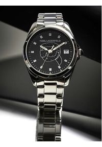 Karl Lagerfeld - KARL LAGERFELD Zegarek R0553101516 Srebrny. Kolor: srebrny #4
