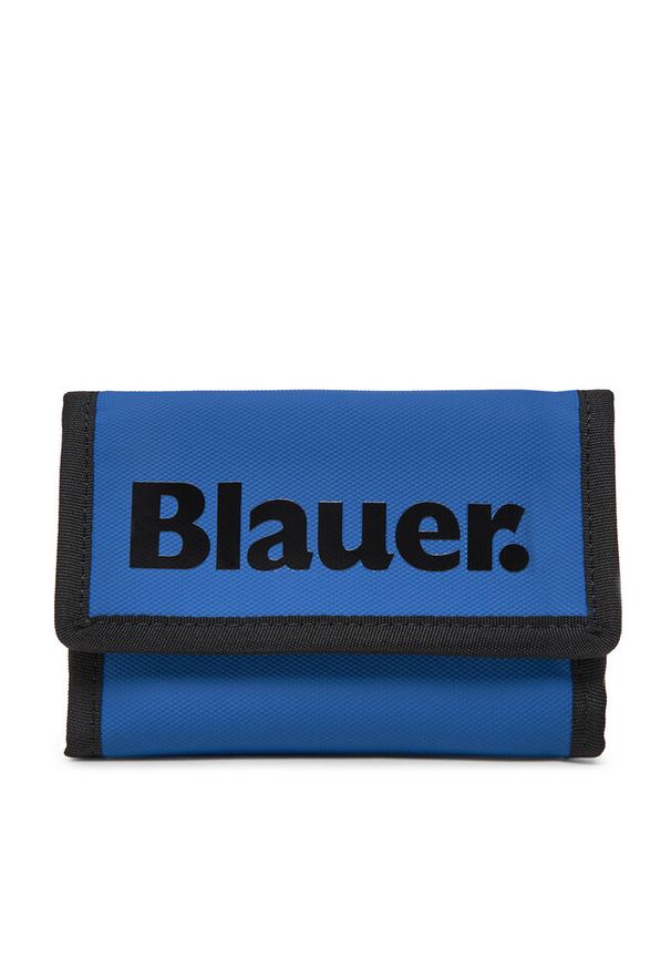Duży Portfel Męski Blauer. Kolor: niebieski