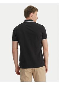 TOMMY HILFIGER - Tommy Hilfiger Polo Pique MW0MW42748 Czarny Regular Fit. Typ kołnierza: polo. Kolor: czarny. Materiał: bawełna #4