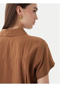 Marella Koszula Apice 2613111164 Brązowy Regular Fit. Kolor: brązowy. Materiał: wiskoza #5