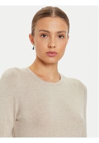 only - ONLY Sweter Venice 15333989 Beżowy Regular Fit. Kolor: beżowy. Materiał: wiskoza #8