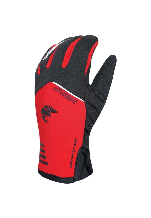 CHIBA - Średnio ocieplone nieprzemakalne rękawiczki Chiba 2nd SKIN. Kolor: wielokolorowy, czarny, czerwony