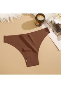 Intica - Figi bezszwowe niewidoczne pod ubraniem Ghazala. Kolor: brązowy. Materiał: materiał, skóra