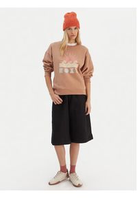 Roxy Bluza ERJFT04874 Brązowy Relaxed Fit. Kolor: brązowy. Materiał: bawełna #3