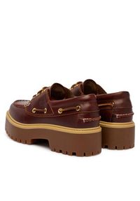 Timberland Loafersy Stone Street Boat TB0A2QDMD571 Brązowy. Kolor: brązowy. Materiał: skóra. Styl: street #5