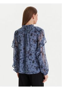 French Connection Bluzka 72ZBA Niebieski Regular Fit. Kolor: niebieski. Materiał: syntetyk #5