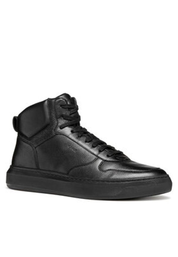 Geox Sneakersy U Deiven D U565WD 00047 C9999 Czarny. Kolor: czarny. Materiał: skóra