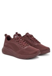 skechers - Skechers Sneakersy Bobs Squad Chaos-Face Off 117209/PLUM Fioletowy. Kolor: fioletowy. Materiał: materiał