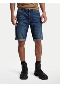 G-Star RAW - G-Star Raw Szorty jeansowe Mosa D24430-D538-G331 Granatowy Regular Fit. Kolor: niebieski. Materiał: bawełna #1