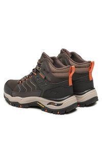 skechers - Skechers Trapery Arch Fit Dawson Raveno 204634/BRN Brązowy. Kolor: brązowy. Materiał: materiał