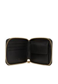 Love Moschino - LOVE MOSCHINO Mały Portfel Damski JC5639PP1NLD0000 Czarny. Kolor: czarny. Materiał: skóra