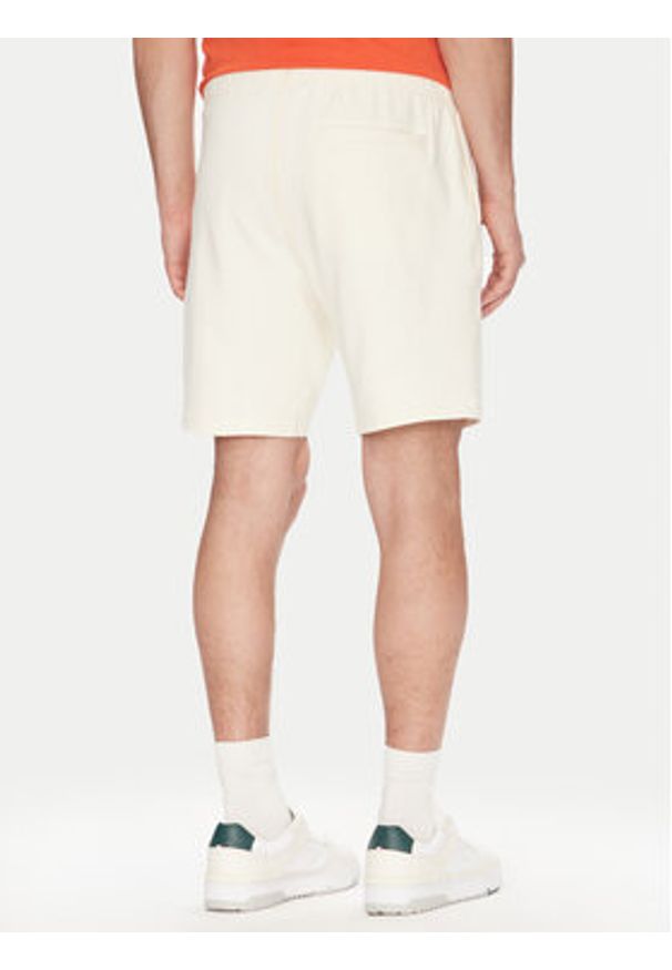 TOMMY HILFIGER - Tommy Hilfiger Szorty sportowe American MW0MW39862 Écru Regular Fit. Materiał: bawełna. Styl: sportowy