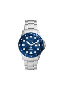 Fossil Zegarek Blue FS6029 Srebrny. Kolor: srebrny