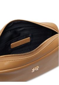 TOMMY HILFIGER - Tommy Hilfiger Torebka Th Essential Camera Bag AW0AW18370 Brązowy. Kolor: brązowy. Materiał: skórzane #3