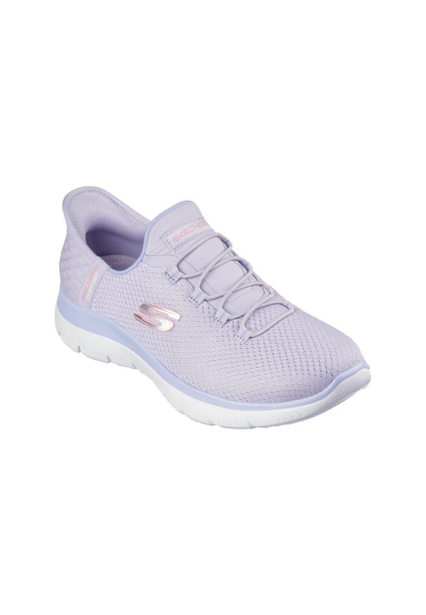 skechers - Buty do chodzenia damskie Skechers Summits-diamond Drea. Kolor: fioletowy. Materiał: syntetyk, materiał. Szerokość cholewki: normalna. Sport: turystyka piesza
