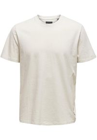 Only & Sons - ONLY & SONS T-Shirt Millenium 22018868 Biały Regular Fit. Kolor: biały #5