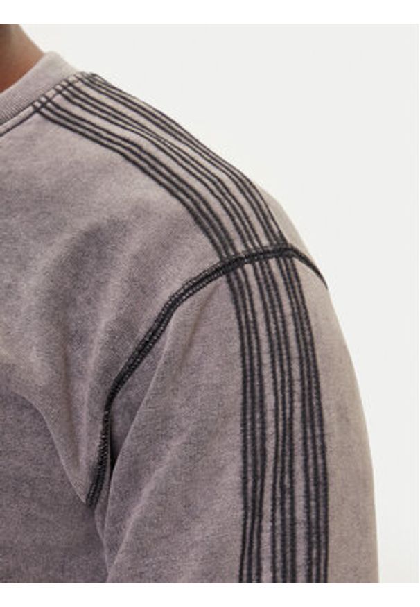 Adidas - adidas Bluza Premium Essentials Retro JD0246 Szary Loose Fit. Kolor: szary. Materiał: bawełna. Styl: retro