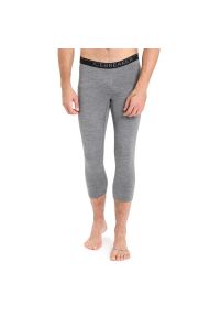 Legginsy Icebreaker Merino 200 Oasis 3/4 Thermal 1043680131 - szare. Kolor: szary. Materiał: wełna, materiał. Sport: turystyka piesza #1