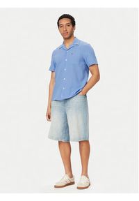 Tommy Jeans Koszula DM0DM23058 Niebieski Regular Fit. Kolor: niebieski. Materiał: len #4