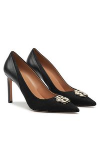 BOSS - Boss Szpilki Janet Pump90 NSDBB 50523385 Czarny. Kolor: czarny. Materiał: skóra. Obcas: na szpilce #4