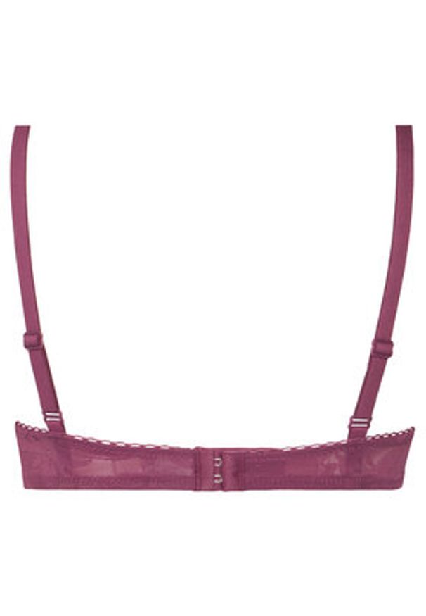 Triumph Biustonosz z fiszbiną Wild Rose Sensation 10205990 Fioletowy. Kolor: fioletowy. Materiał: syntetyk