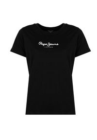Pepe Jeans T-Shirt "Camila" | PL505292 | Camila | Kobieta | Czarny. Okazja: na co dzień. Kolor: czarny. Materiał: bawełna. Wzór: nadruk. Styl: casual #6