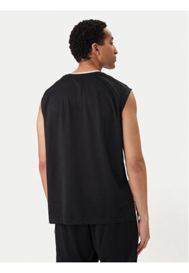 Adidas - adidas Tank top Stadium JZ9441 Czarny Loose Fit. Kolor: czarny. Materiał: syntetyk