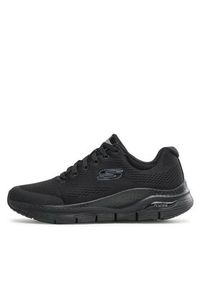 skechers - Skechers Sneakersy Arch Fit 232040/BBK Czarny. Kolor: czarny. Materiał: materiał #7