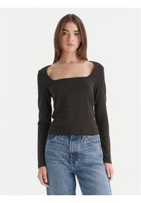 Vero Moda Bluzka Kanva 10336088 Czarny Regular Fit. Kolor: czarny. Materiał: syntetyk