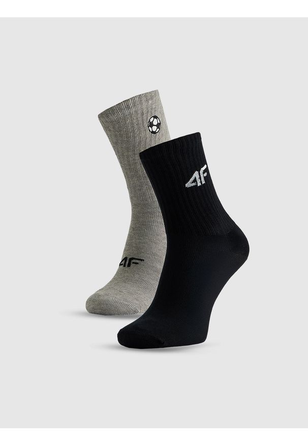 4f - 4F Skarpetki długie (2-pack) chłopięce - multikolor 38-40. Kolor: wielokolorowy. Materiał: dzianina, materiał, bawełna