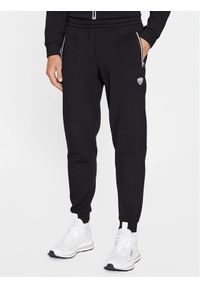 EA7 Emporio Armani Spodnie dresowe 8NPP63 PJ4EZ 1200 Czarny Regular Fit. Kolor: czarny. Materiał: syntetyk #1