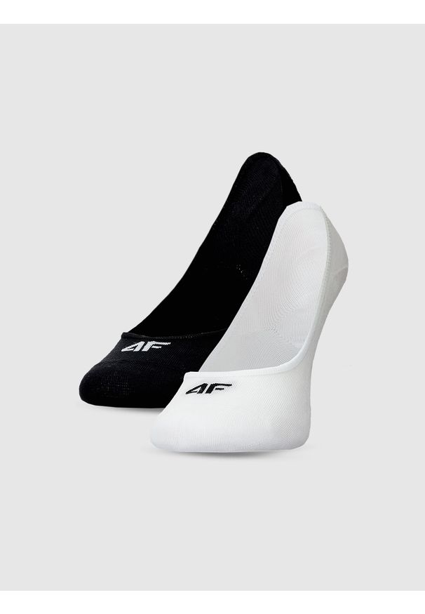 4f - 4F Skarpetki casual niewidoczne (2-pack) damskie - multikolor 39-42. Kolor: wielokolorowy. Materiał: bawełna, włókno, materiał, poliamid