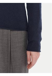 TOMMY HILFIGER - Tommy Hilfiger Sweter WW0WW40264 Granatowy Regular Fit. Kolor: niebieski. Materiał: wełna #5