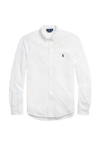 Polo Ralph Lauren Koszula 710654408003 Biały Regular Fit. Typ kołnierza: polo. Kolor: biały. Materiał: bawełna #4