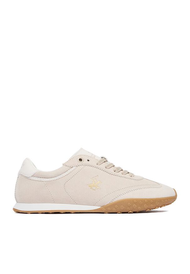Sneakersy Beverly Hills Polo Club. Kolor: beżowy