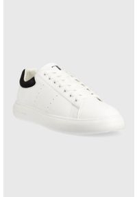 Trussardi Jeans - Trussardi sneakersy New Yrias kolor biały 77A00513 9Y099998. Nosek buta: okrągły. Kolor: biały #3